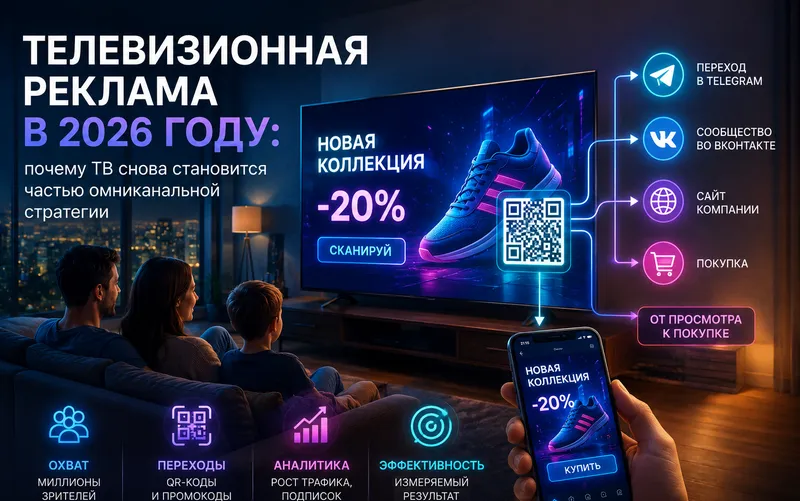 Производство телевизионной рекламы в Барнауле — омниканальная стратегия 2026, рекламное агентство МЫСЛИШЬ